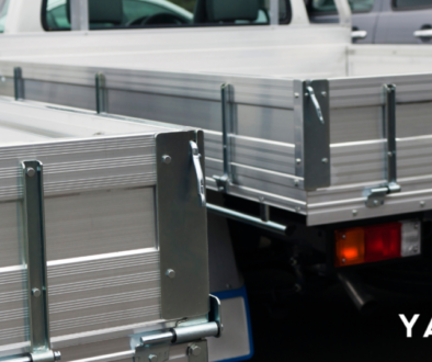 GVM utes lined up ready for deployment at a fire protection company depot in NSW